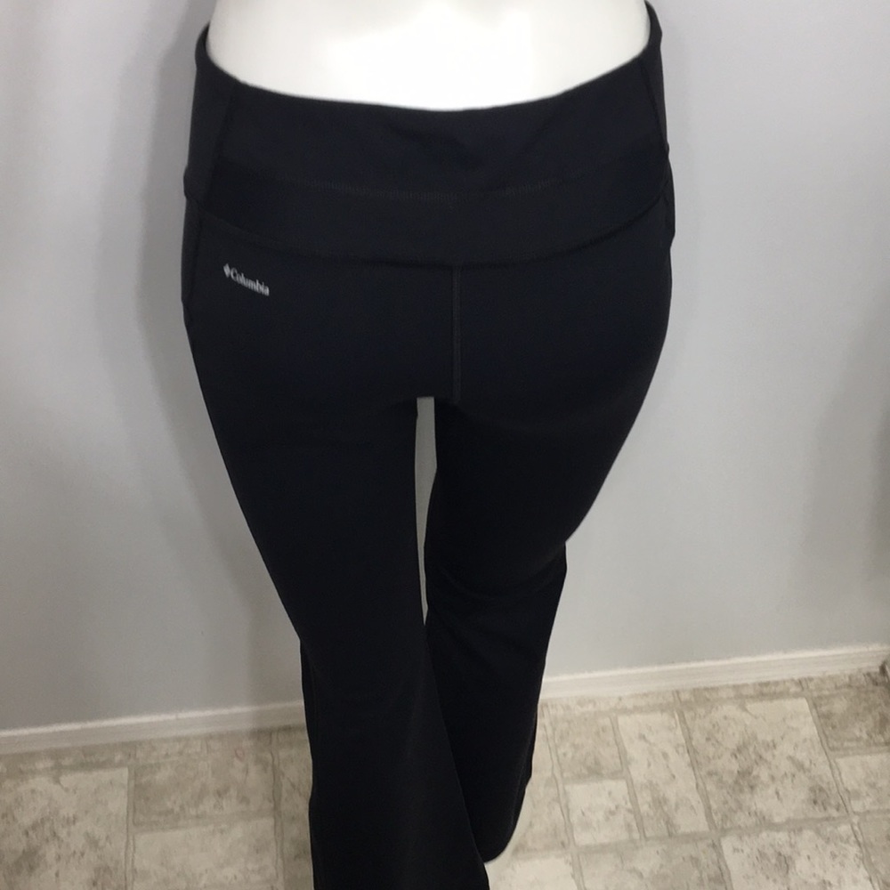 Columbia Black Flare Leggings Size 8/40